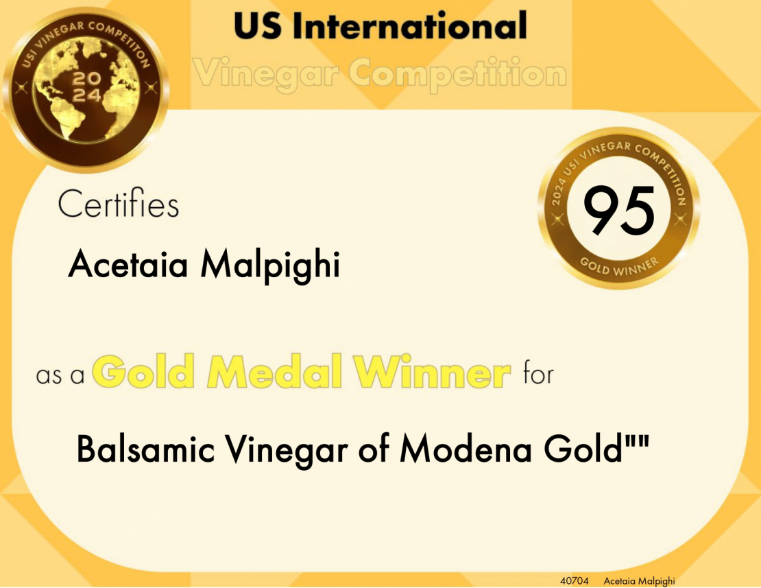 Doppia medaglia alla US Vinegar Competition