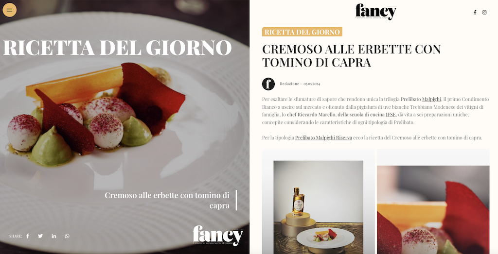 La ricetta del giorno