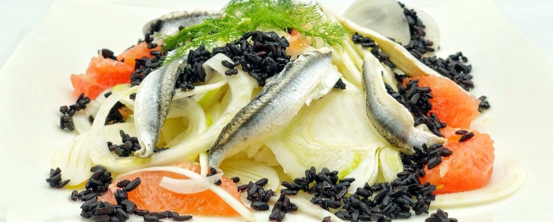Insalata di Riso Nero con Condimento all&rsquo;Arancia